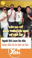 Người Đài Loan lần đầu được dẫn đi ăn hột vịt lộn