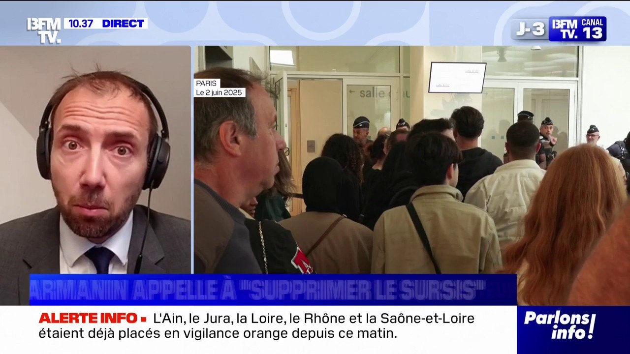 Violences après le sacre du PSG: "Il n'appartient pas au garde des Sceaux de commenter des décisions de justice", rappelle Aurélien Martini (Union syndicale des magistrats)