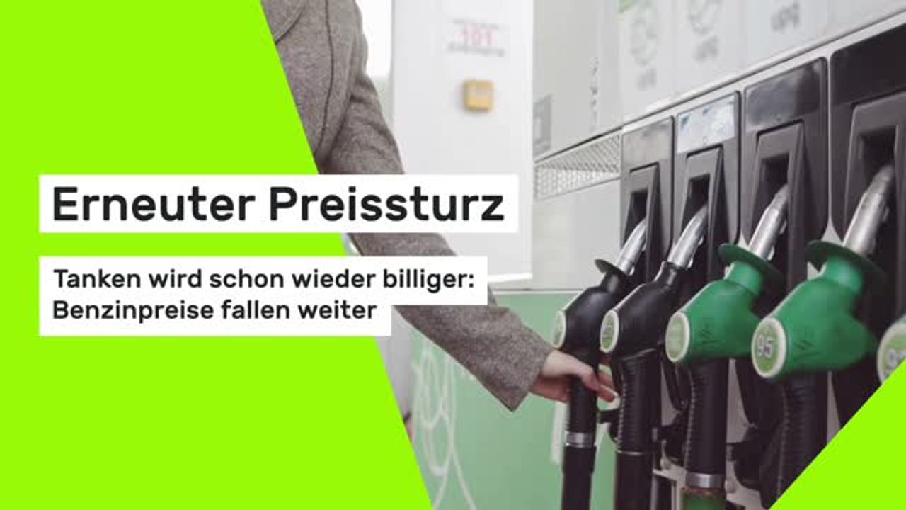 Erneuter Preissturz: Tanken wird schon wieder billiger: Benzinpreise fallen weiter