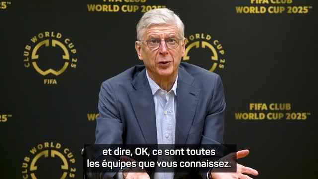 CdM des clubs - Wenger : Nous voulons donner une chance à tout le monde de se développer