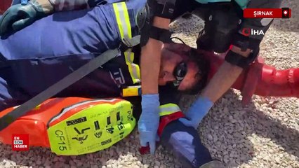 Gabar’da sondaj kulesinde patlama senaryosu gerçeğini aratmadı