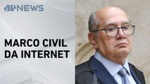 Gilmar Mendes diz que debate sobre responsabilidade das redes é  um “esboço de regulação”