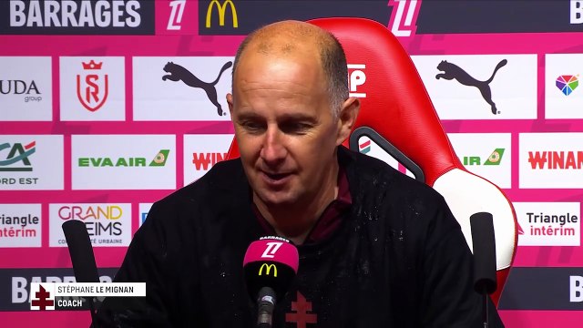 Reims - Metz, la réaction de Stéphane Le Mignan
