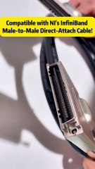 Compatible with NI's InfiniBand Male-to-Male Direct-Attach Cable!#pxie #ni #smartphone #electrician #daqcables