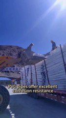 PVC pipes offer excellent corrosion resistance