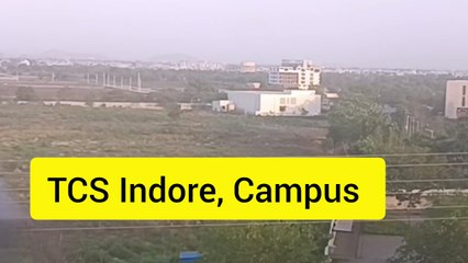 TCS Indore office Campus view from Indore Metro train