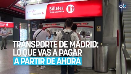 Precios definitivos confirmados para el abono transporte de Madrid: lo que vas a pagar a partir de ahora