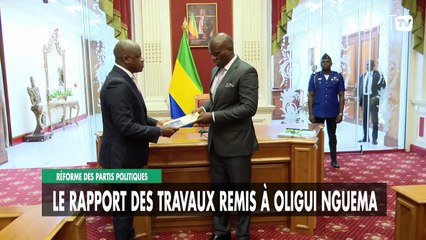 [#Reportage] Réforme des partis politiques : le rapport des travaux remis à Oligui Nguema