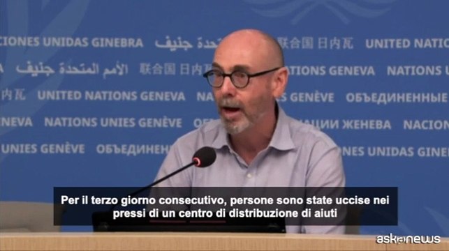 Gaza, Onu: attacchi a civili ai centri alimentari crimine di guerra
