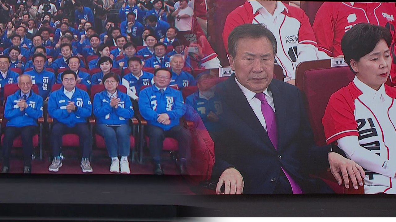 지상파 3사 '출구조사' 결과 받아든 각 당의 표정은? [현장영상+] / YTN
