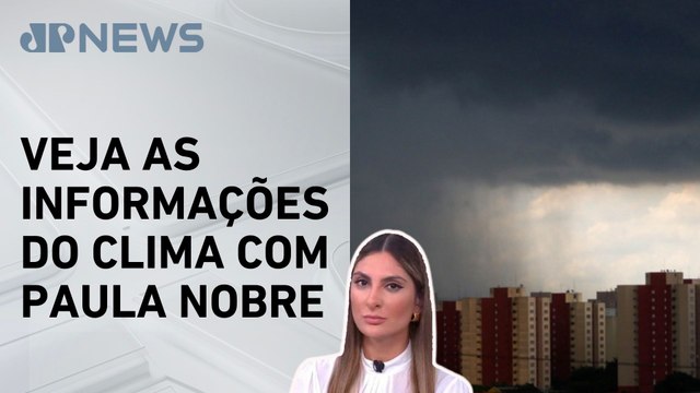 Temporais e ventos fortes atingem São Paulo | Previsão do Tempo
