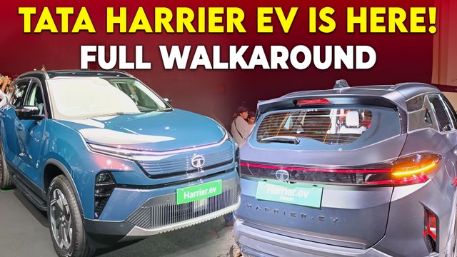 Tata Harrier EV Walkaround Video: Price, Specs, Features, & Other Highlights