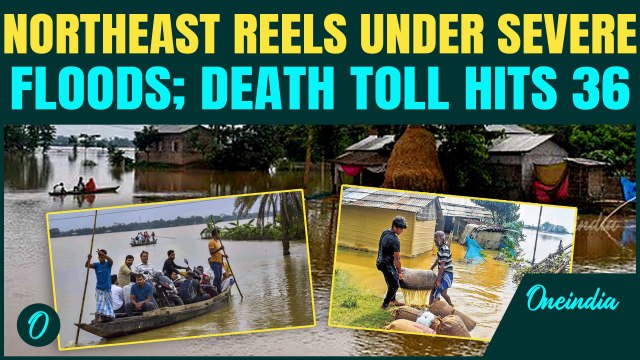 North-East Rains Latest: Assam, Manipur Reel Under Severe Floods; Death Toll Hits 36, 5.5 Lakh Hit