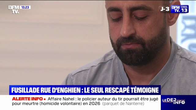 Ils veulent me renvoyer, je ne comprends pas : l'unique rescapé de la fusillade rue d'Enghien, sous le coup d'une OQTF, exprime son incompréhension après son refus de sa demande d'asile