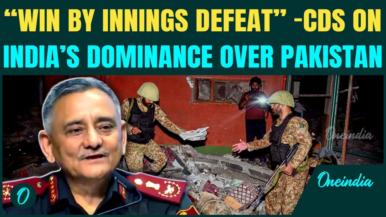 CDS Chauhan Hints at Massive Pakistani Losses in Op Sindoor-‘ We Will Reveal Radar Destruction Soon’