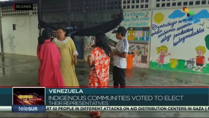 Indigenous communities in Zulia state went to the polls once again to elect their representatives
