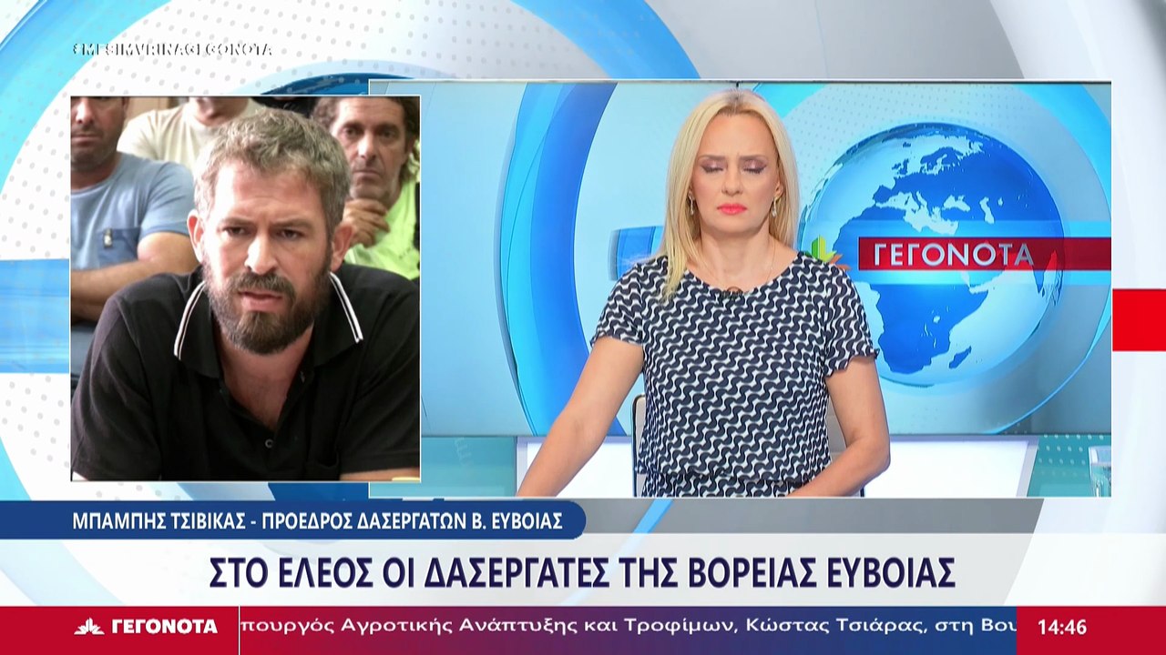 Ο Πρόεδρος Δασεργατών Βόρειας Εύβοιας, Μπάμπης...
