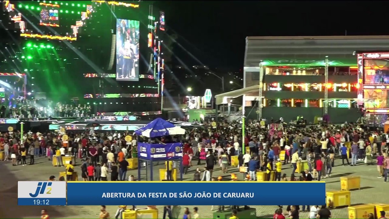 Abertura da festa de São João de Caruaru