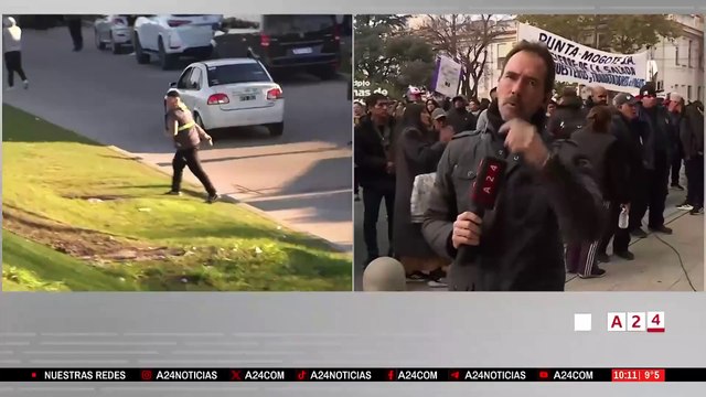 Protesta en Lomas de Zamora por cierre de la feria La Salada