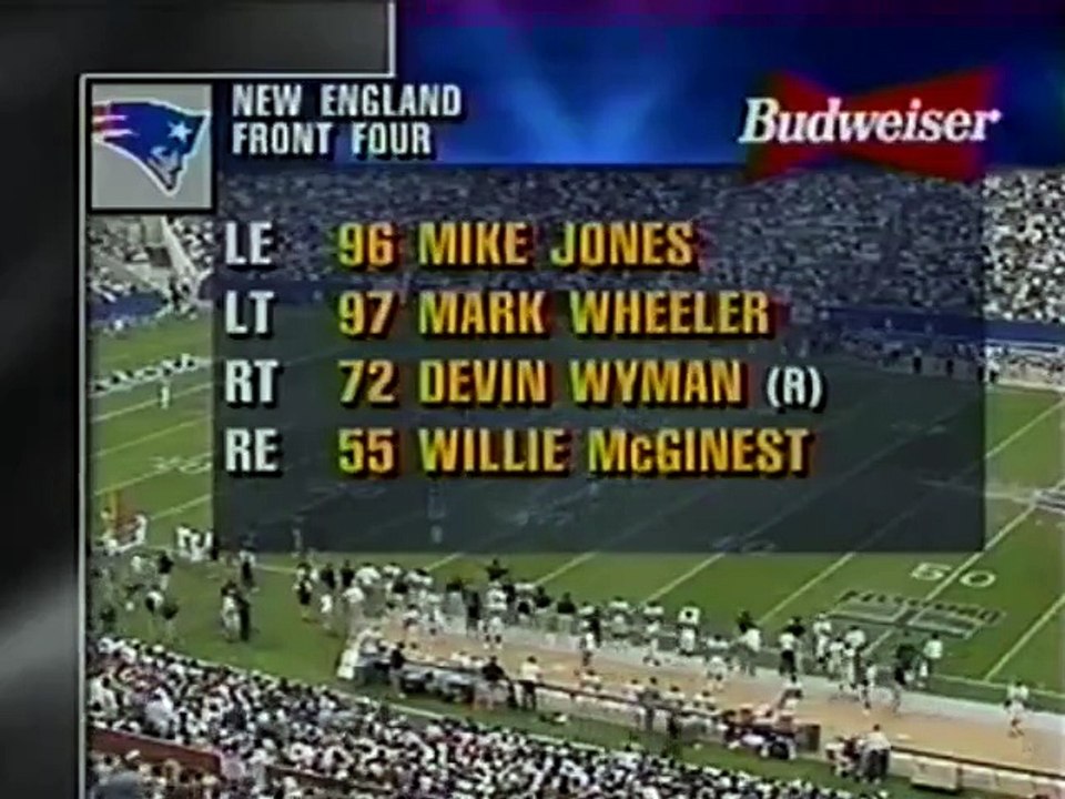 Jacksonville Jaguars at New England Patriots - 1.Half ( 1996 Week 04 )