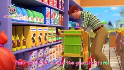 Grocery Store Song + Red Light Green Light Game Song! -  CoComelon Nursery Rhymes & Kids Songs
