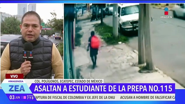 Captan asalto a estudiante de prepa en Ecatepec, Estado de México