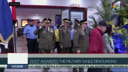 Nicaragua, govt. awarded the military while denouncing imperialist crimes