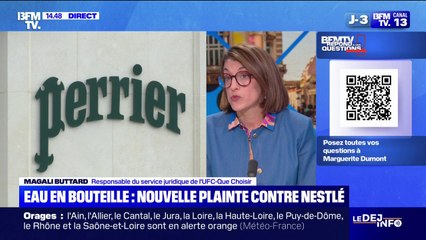 Eaux minérales Nestlé: "Ce qu'on souhaite, c'est que Nestlé Water cesse de tromper le consommateur", s'alarme la responsable du service juridique de l'UFC-Que Choisir