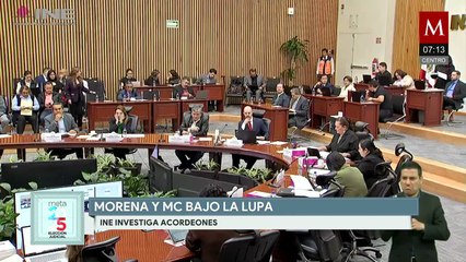 INE investiga a Morena y MC por uso de acordeones; candidaturas podrían enfrentar sanciones severas