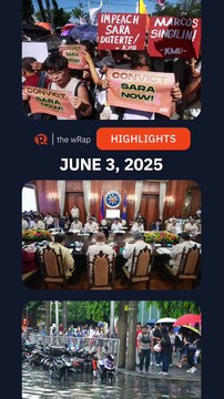 Today's headlines: Chiz Escudero & Sara Duterte, Marcos’ cabinet members, rainy season | The wRap | June 3, 2025