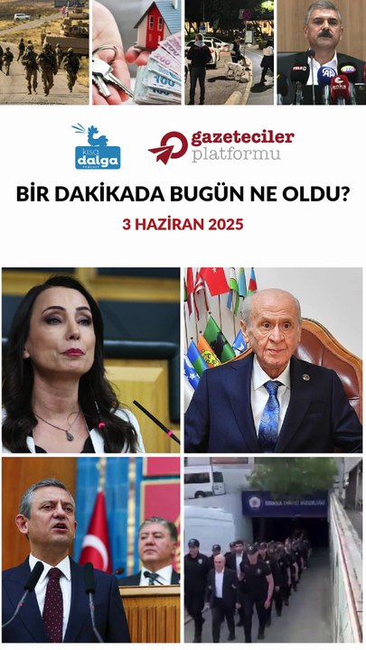 Bir dakikada bugün ne oldu?