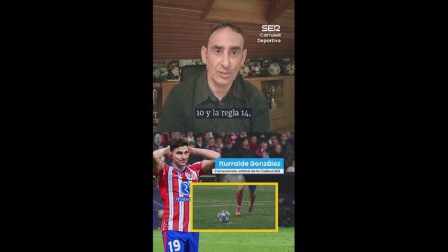 Iturralde analiza la nueva aclaración de la IFAB tras el penalti de Julián Álvarez
