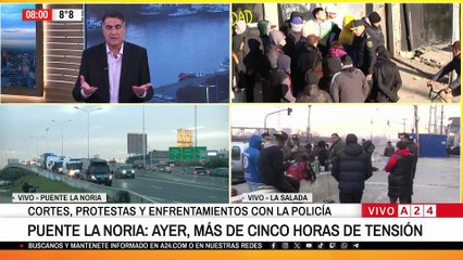 📢 PROTESTA DE PUESTEROS DE LA SALADA POR CIERRE TRAS EL ARRESTO DE JORGE CASTILLO