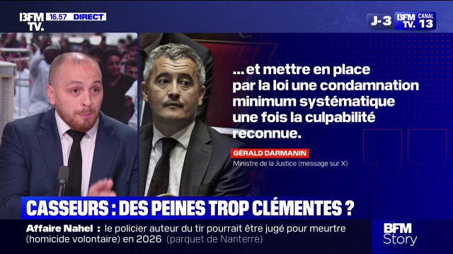 Dégradations à Paris lors du match PSG-Inter: J'ai vu une kermesse du laxisme judiciaire , estime Matthieu Valet (RN)