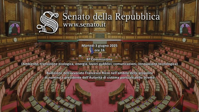 Roma - Proposta di nomina a presidente dell'Autorità di sistema portuale dello Stretto (03.06.25)