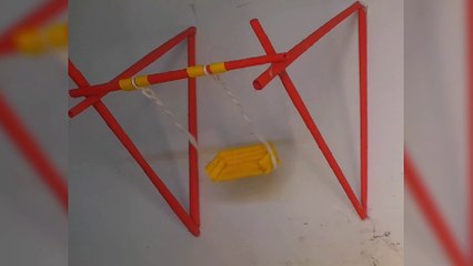 How to Make a Paper Swing | Easy DIY Mini Swing Craft