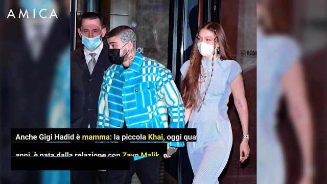 Gigi Hadid a passeggio per New York con Lea, la figlia di Bradley Cooper
