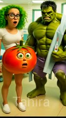"Emergency Checkup: Hulk, the Tomato, and the Oversized Thermometer"