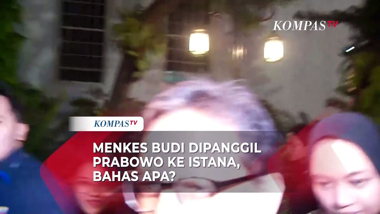 [FULL] Menkes Budi Gunadi Dipanggil Prabowo ke Istana, Bahas Apa?