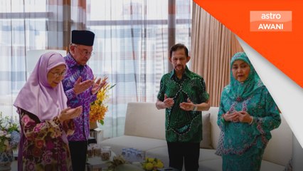 Sultan Brunei berangkat pulang