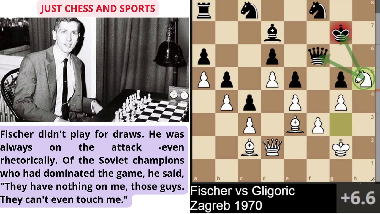 Bobby Fischer winning chess games. Part 1