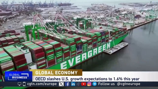 OECD revises down 2025 global growth outlook to 2.9%