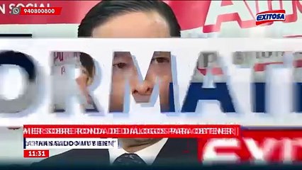Premier Arana inicia ronda de diálogo con bancadas para obtener voto de confianza: "Ha salido muy bien"