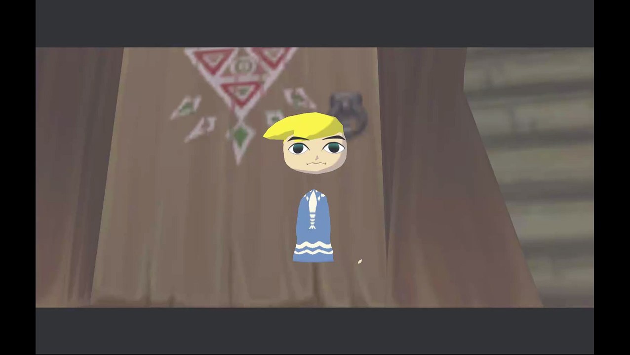 Wind Waker. Odd bug I triggered I think with the Map Select