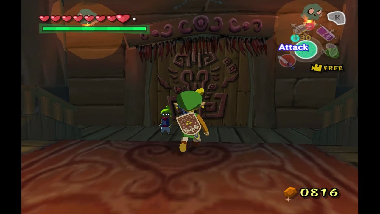 Wind Waker. Messing around in the area where you 1st meet Ganondorf in FF2