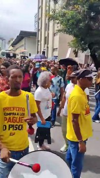 Servidores municipais fazem novo protesto contra Bruno Reis; assista