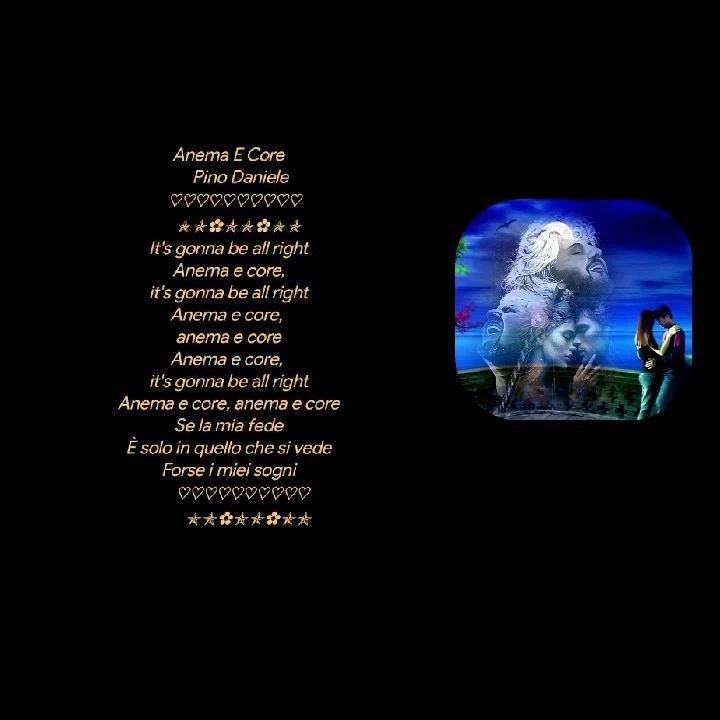 Anema E Core       Pino Daniele    ♡♡♡♡♡♡♡♡♡♡     ✯✯✿✯✯✿✯✯Creative video annare53 ♥️
