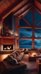 Cozy Winter Cabin❄ Fireplace Crackling ASMR🔥 #asmr