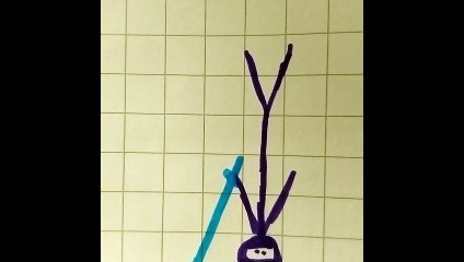 Ninja blu con spada personaggi 3