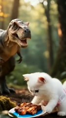 बिल्लू ने की डायनासोर की सवारी 🙀  #catsoftiktok || Intellitoon || Cat story || Viral Story